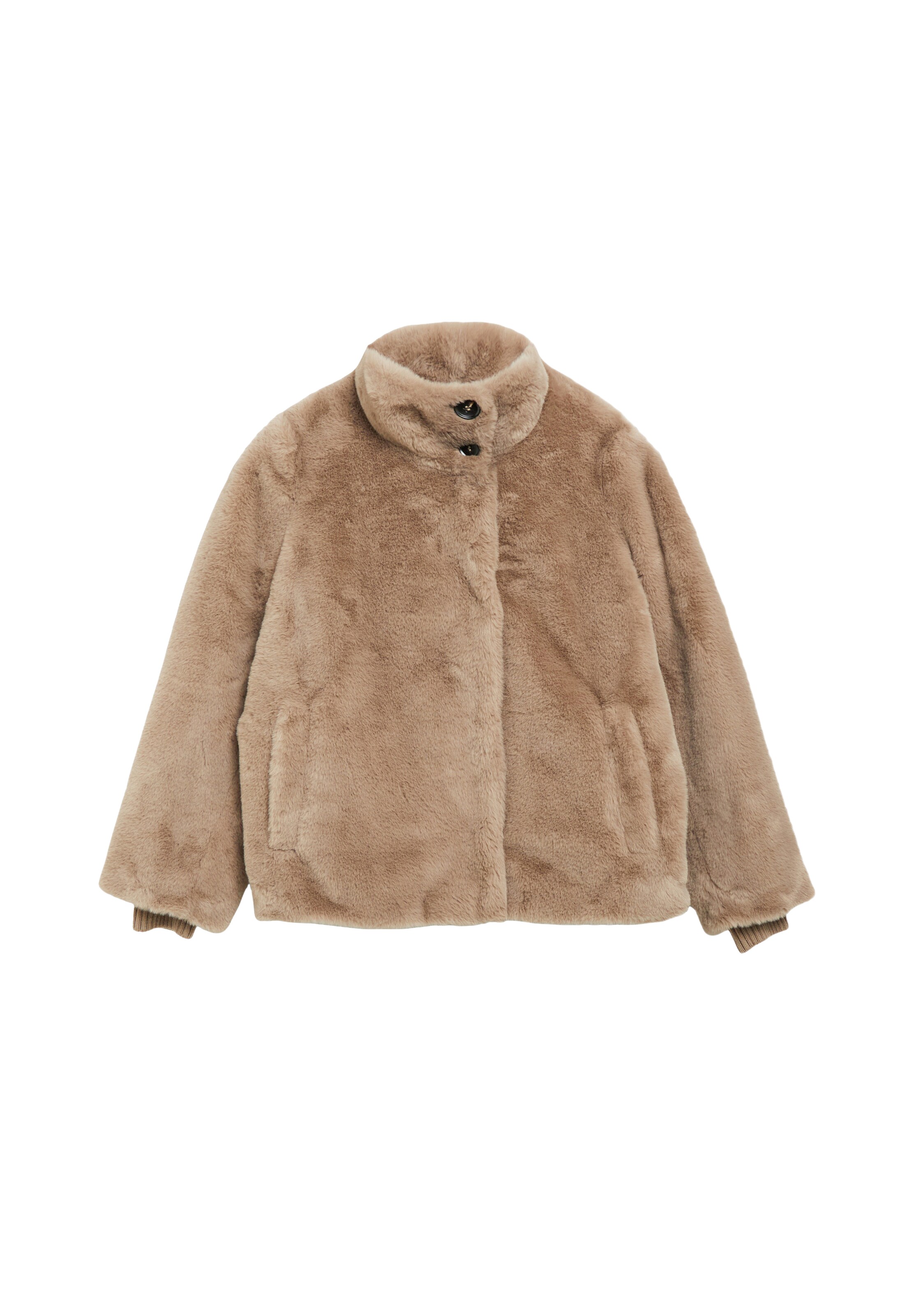 Veste mi-saison COMMA en marron : devant
