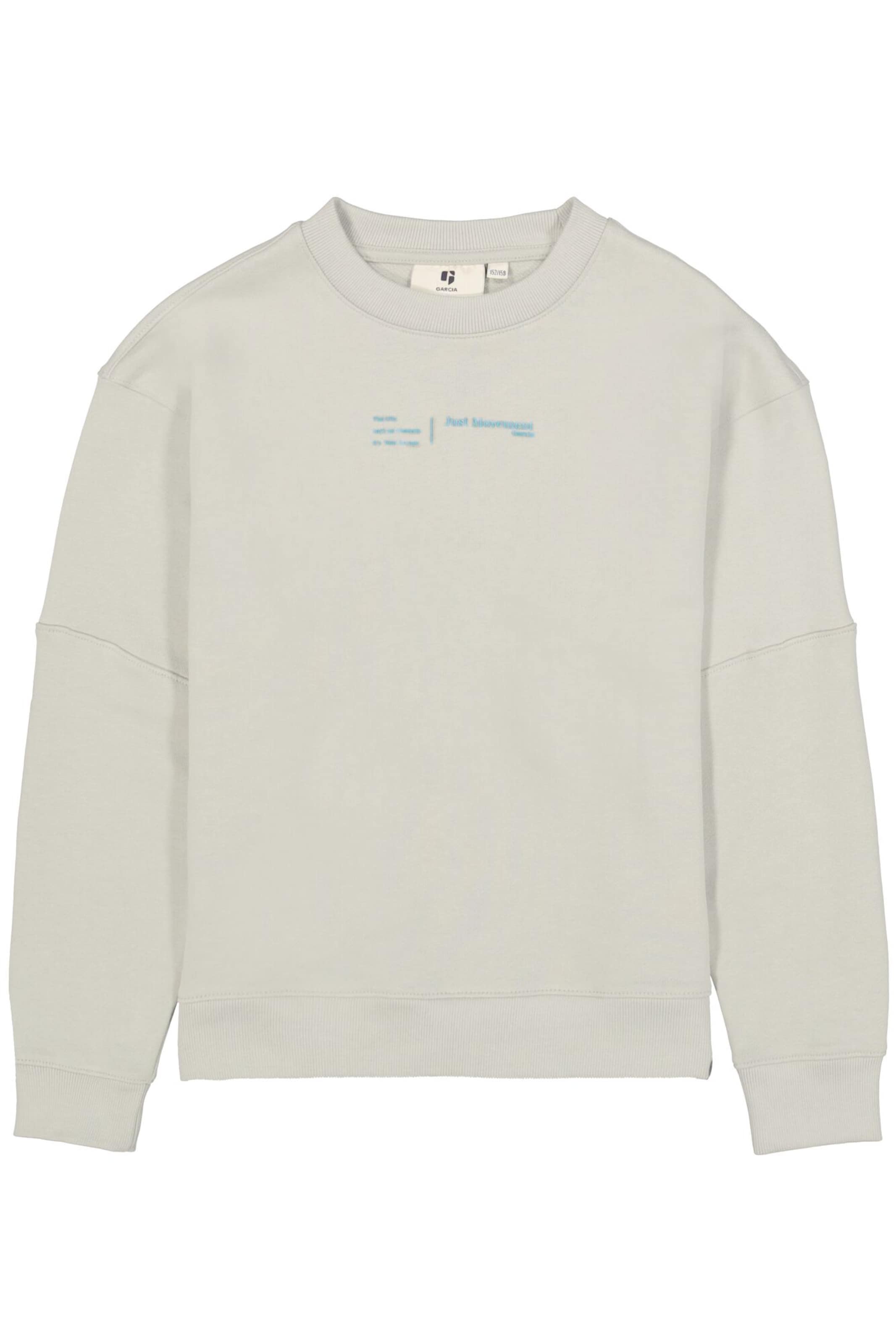 GARCIA Sweatshirt i grå: framsida