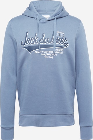 JACK & JONES Tréning póló - kék: elől