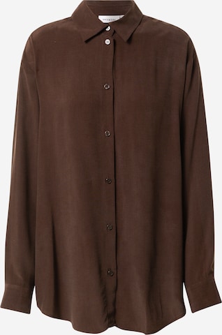 WEEKDAY Blouse 'Harper' in Brown: front