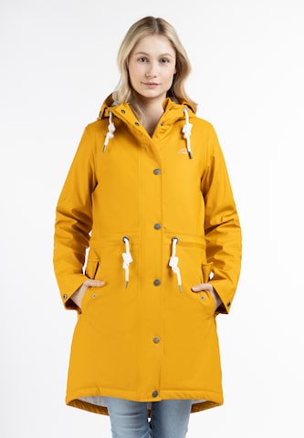 ICEBOUND Raincoat in Yellow: front