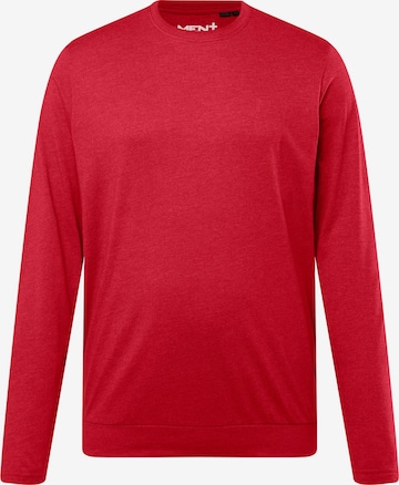Men Plus Shirt in Rood: voorkant