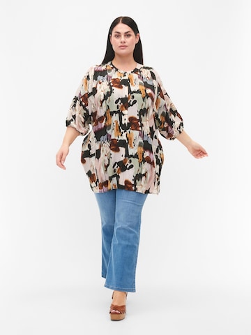 Zizzi Blouse 'MTRINE' in Zwart