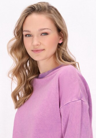 MYMO Свитшот 'Fashion Look' в Лиловый