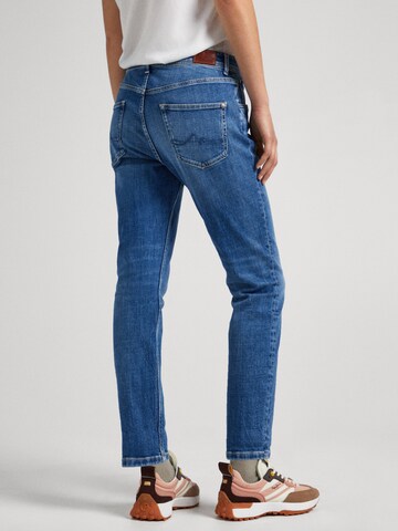 Pepe Jeans Tapered Jeans 'VIOLET' in Blau