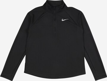 T-Shirt fonctionnel NIKE en noir : devant