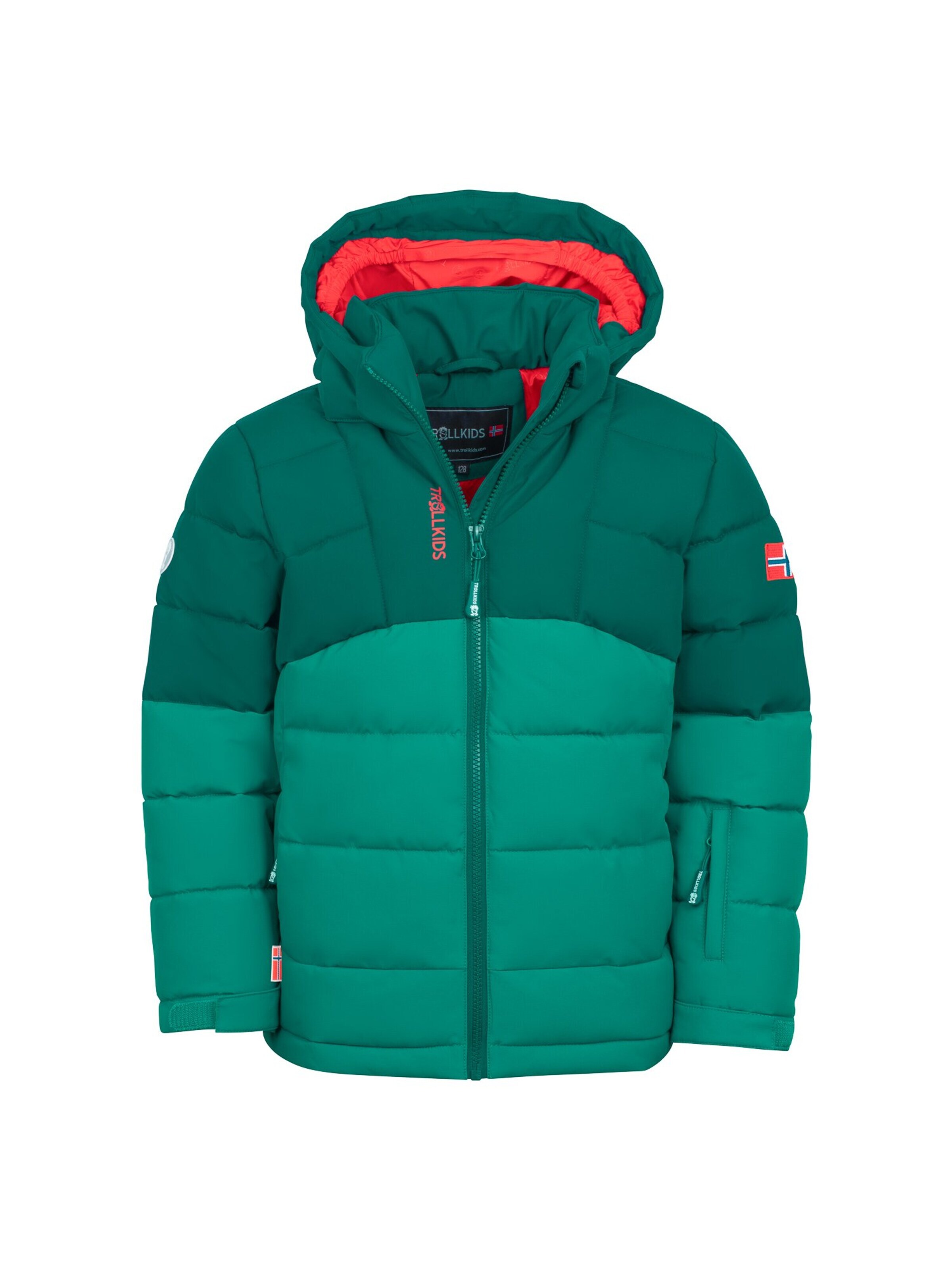 TROLLKIDS Winter Jacket in Blue: front