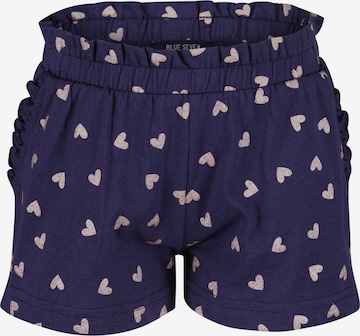 BLUE SEVEN Regular Housut värissä sininen: etupuoli