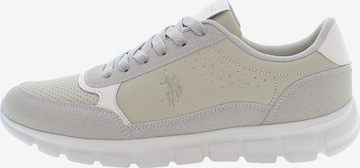 Baskets basses 'Gary' U.S. POLO ASSN. en beige : devant