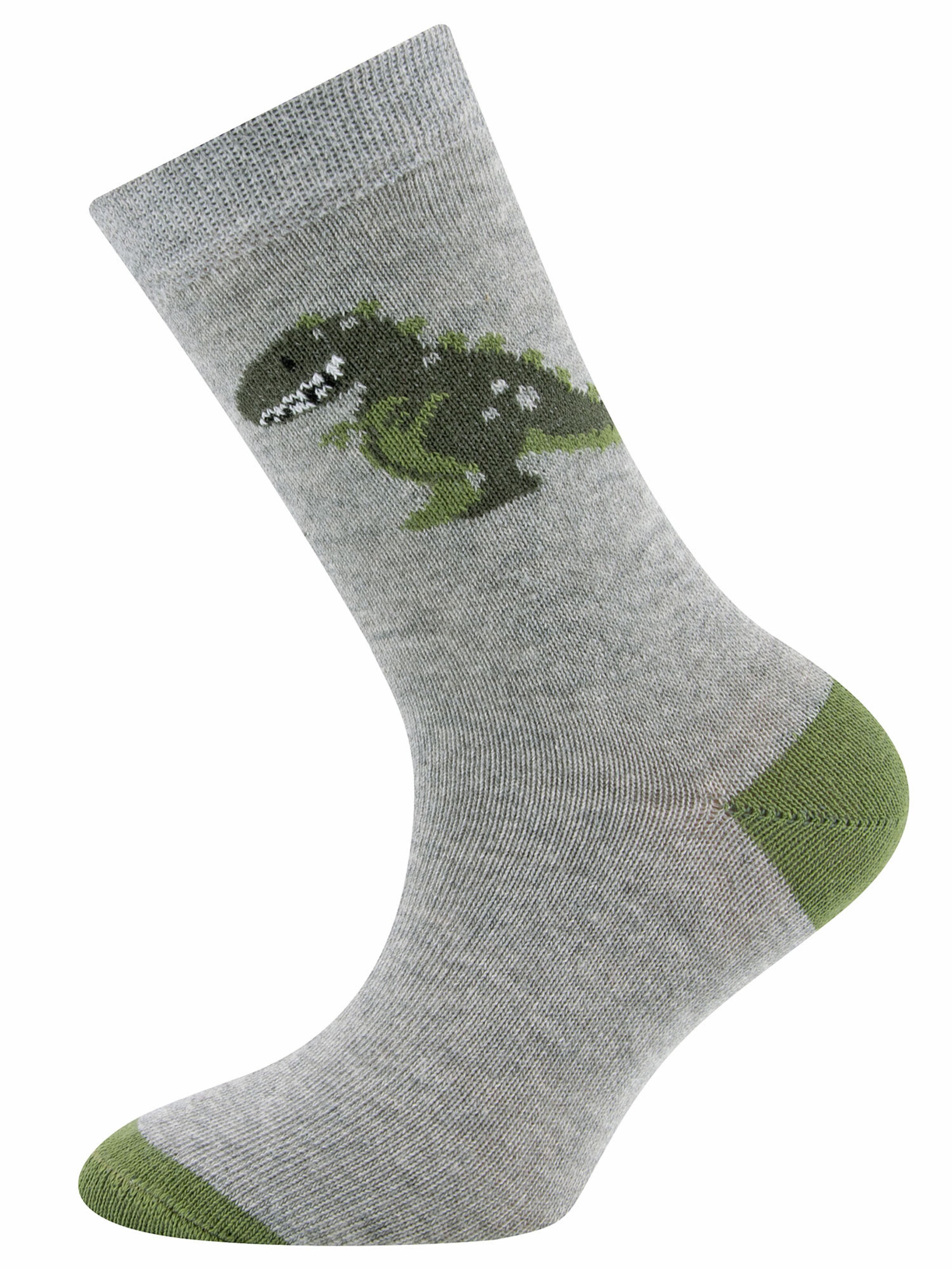 EWERS Ponožky 'Dino' - Sivá