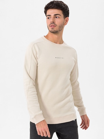 Sweat-shirt MOROTAI en blanc : devant