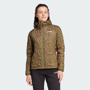 ADIDAS TERREX Outdoor jacket 'Xperior' in Green: front