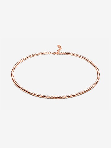 CLASSYANDFABULOUS Jewelry Necklace 'CLASSYANDFABULOUS Beaded' in Gold: front