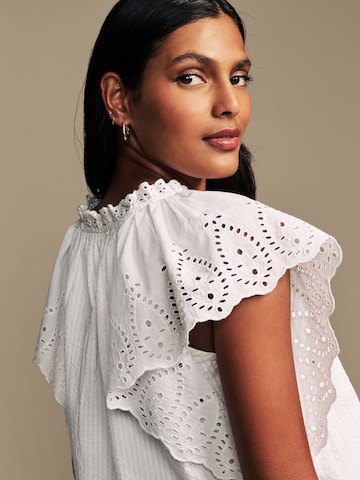 Chemisier LAURA ASHLEY en blanc