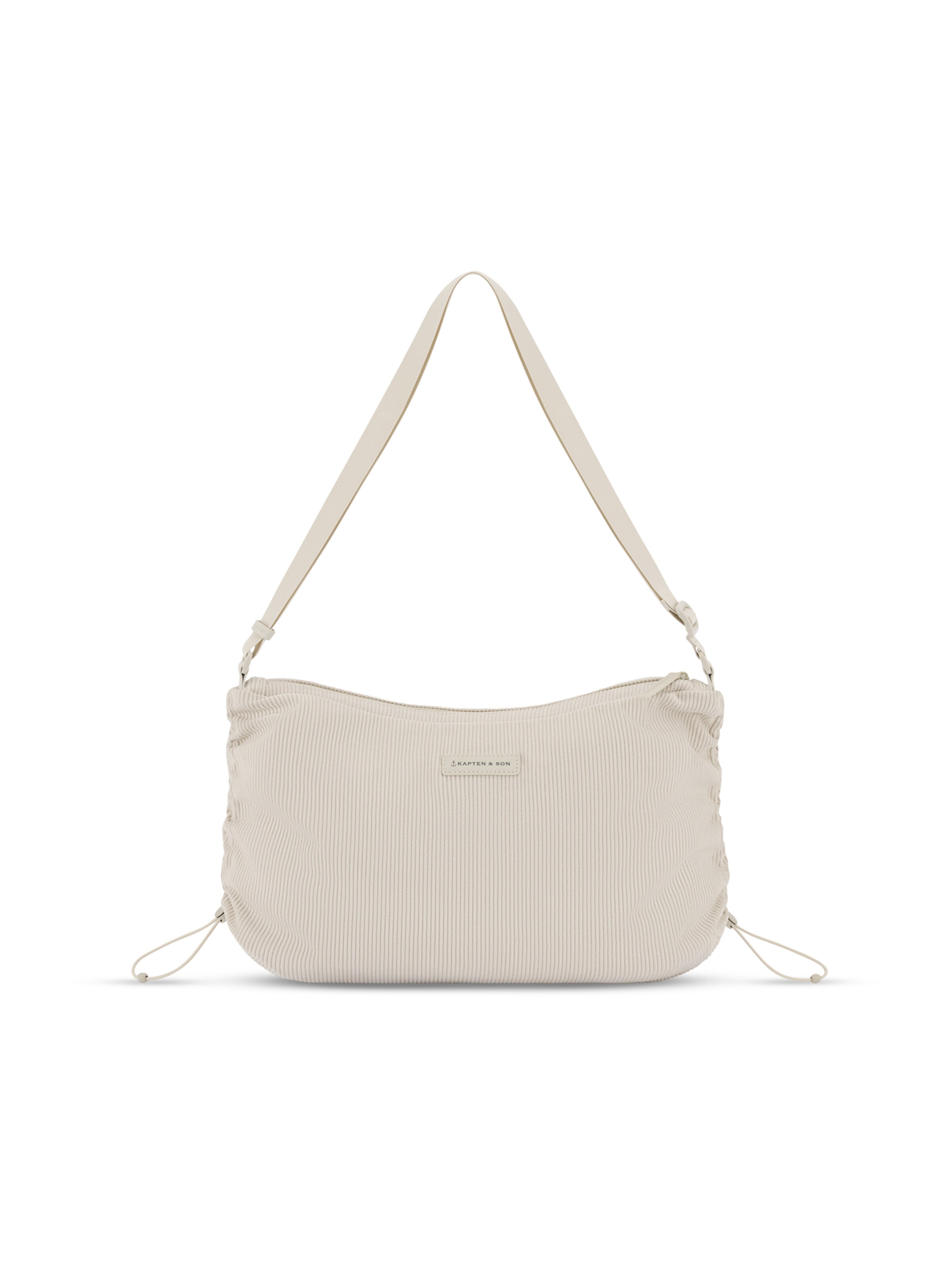 Kapten & Son Чанта за през рамо тип преметка 'Skara Large' в бежово