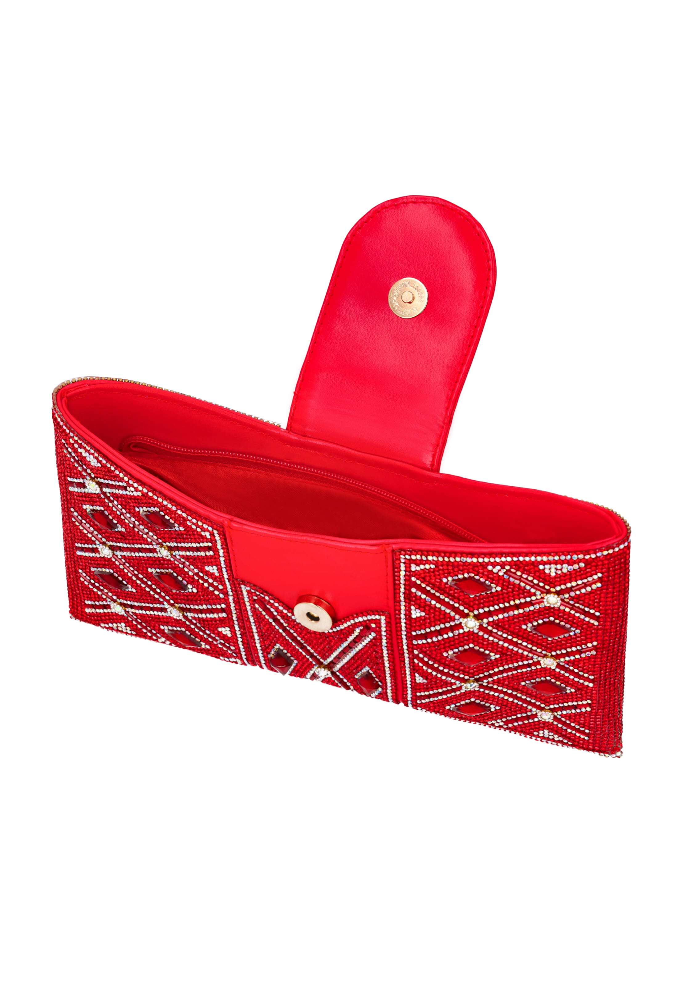 Pochette usha BLACK LABEL en rouge