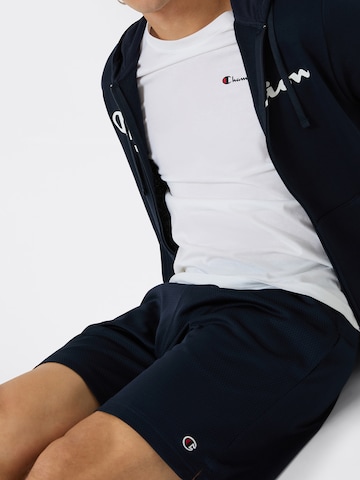 Champion Authentic Athletic Apparel Ohlapna forma Športne hlače | modra barva