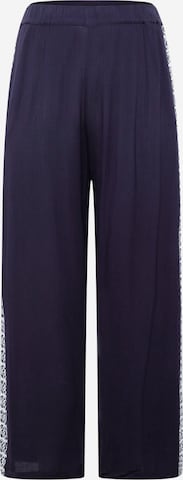 Guido Maria Kretschmer Curvy Wide leg Pants 'Jaslyn' in Blue: front