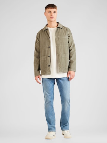 SELECTED HOMME Comfort fit Between-season jacket 'TONY' in Green