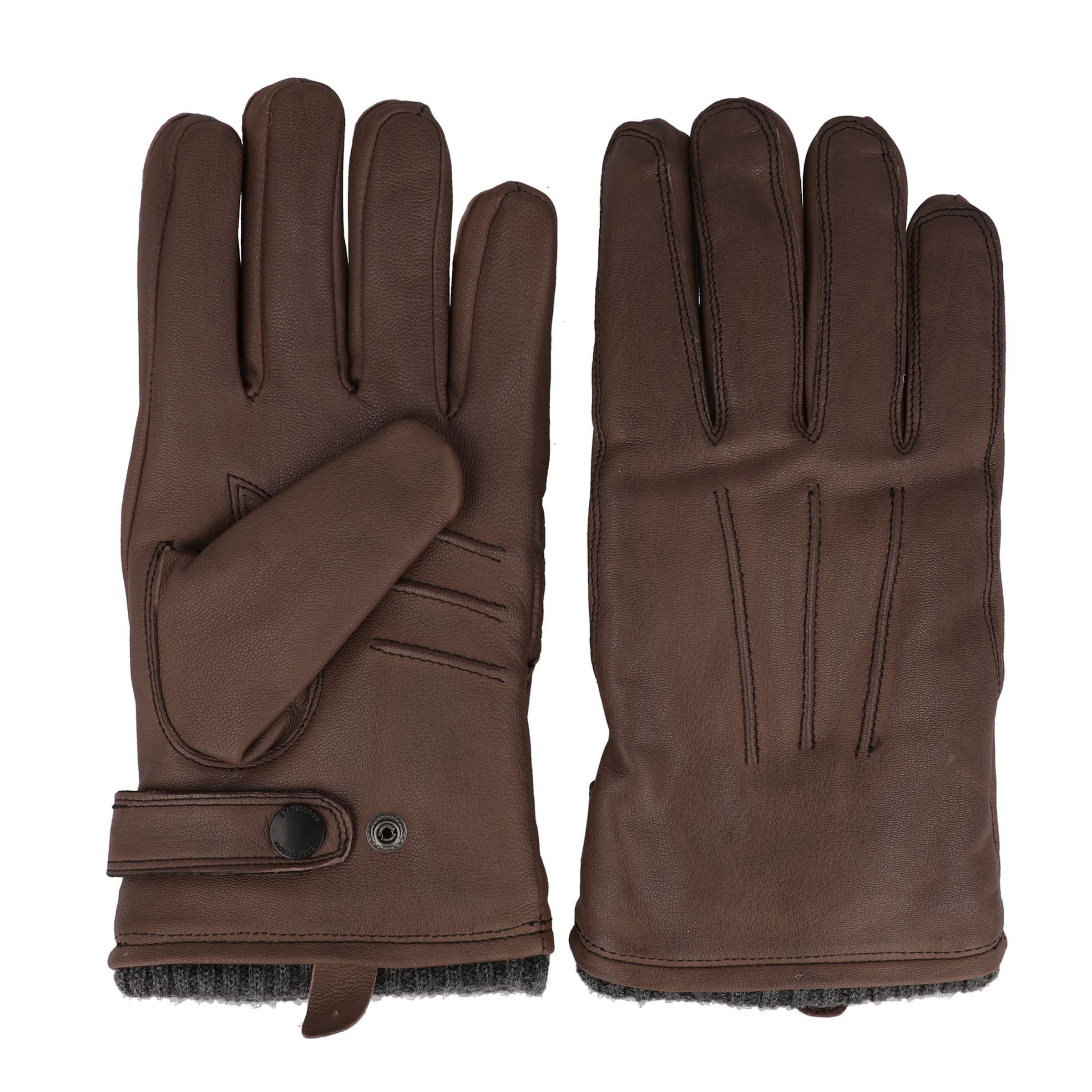 STRELLSON Fingerhandschuhe in Braun: Vorderseite