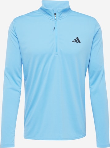 T-Shirt fonctionnel 'Essentials' ADIDAS PERFORMANCE en bleu : devant