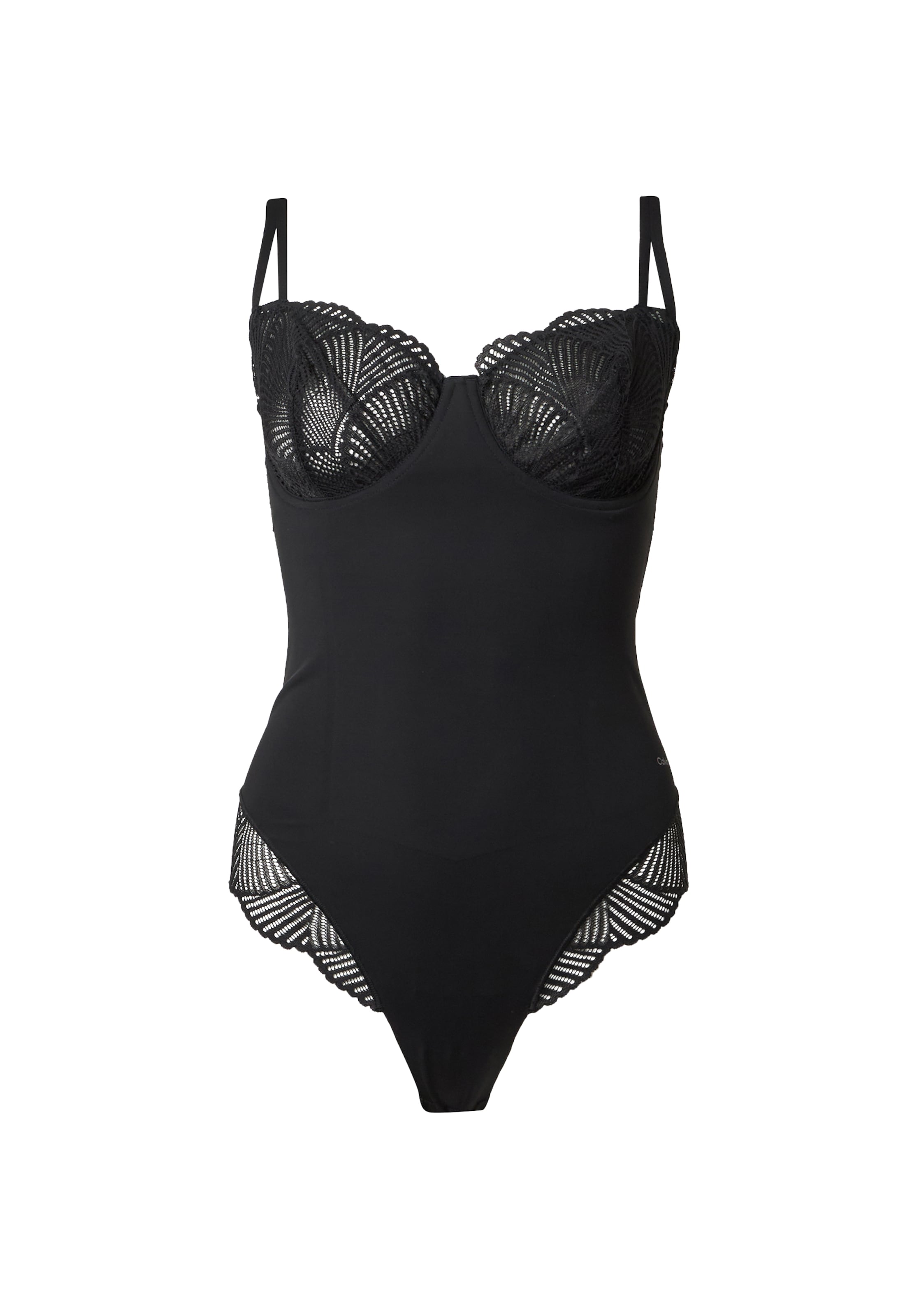 Body modellante di Calvin Klein Underwear in nero: frontale