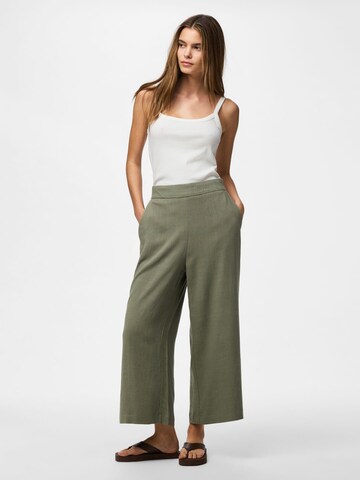 PIECES Loosefit Bukser 'PCVinsty' i grøn