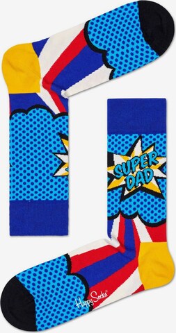 Chaussettes 'Super Dad' Happy Socks en mélange de couleurs