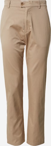 Regular Pantalon chino 'Timur' ABOUT YOU x Jaime Lorente en marron : devant