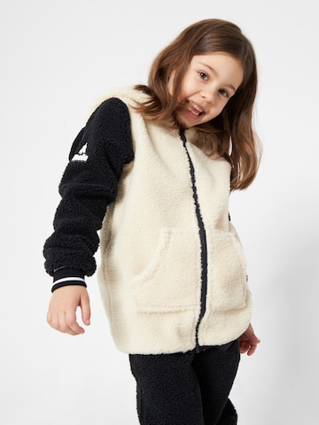 WeeDo Fleece jas 'PANDO Panda' in Wit