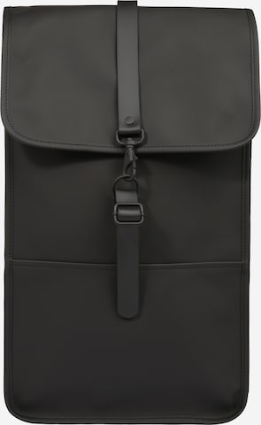 RAINS Backpack in Black: front