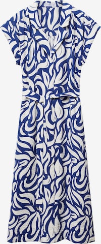 MANGO Košeľové šaty 'Travel' - Modrá: predná strana