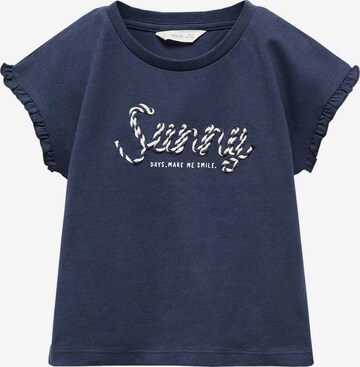 MANGO KIDS Shirt 'SUNNY' in Blue: front