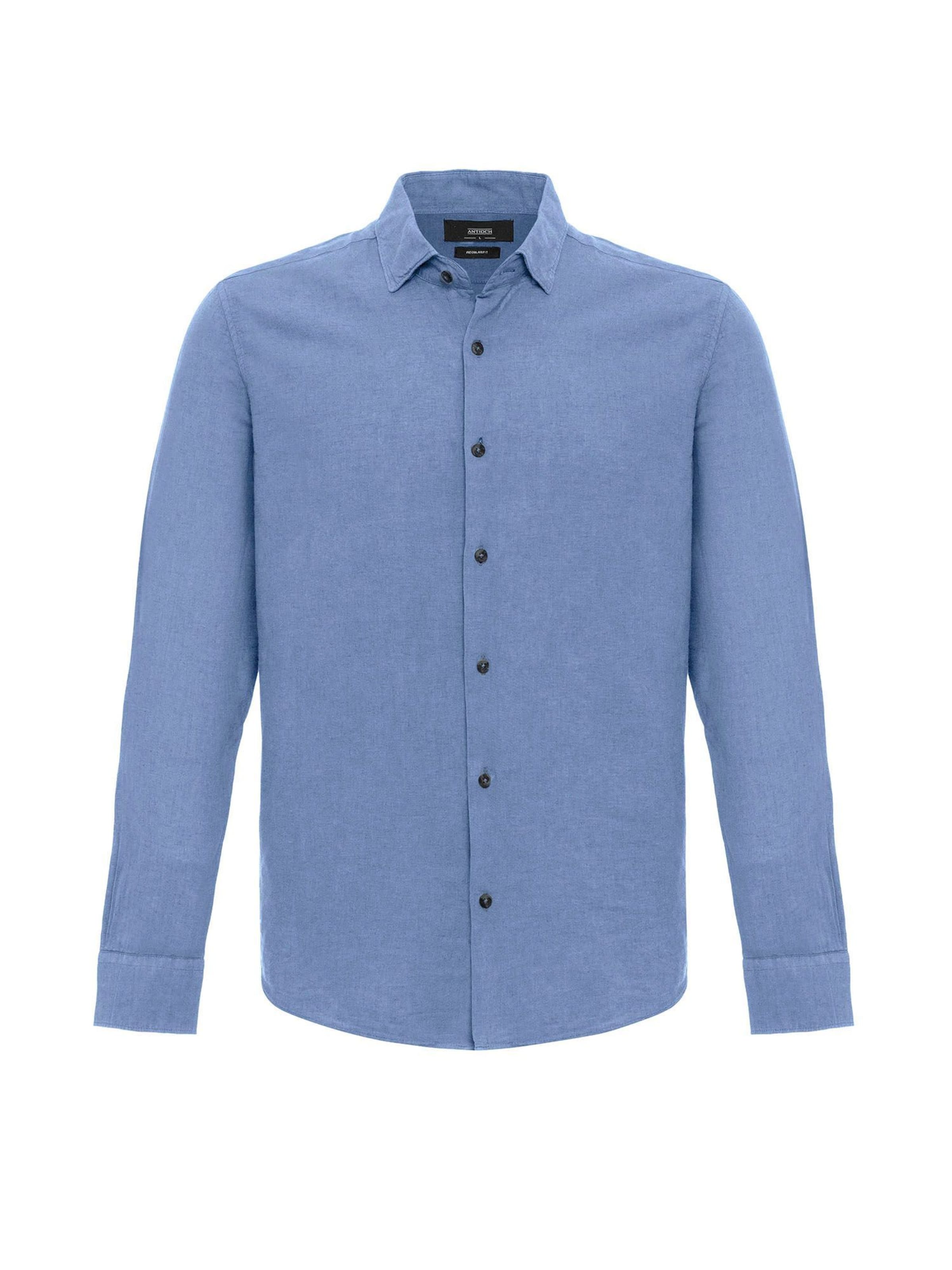 Antioch Средняя посадка Рубашка в Синий: спереди