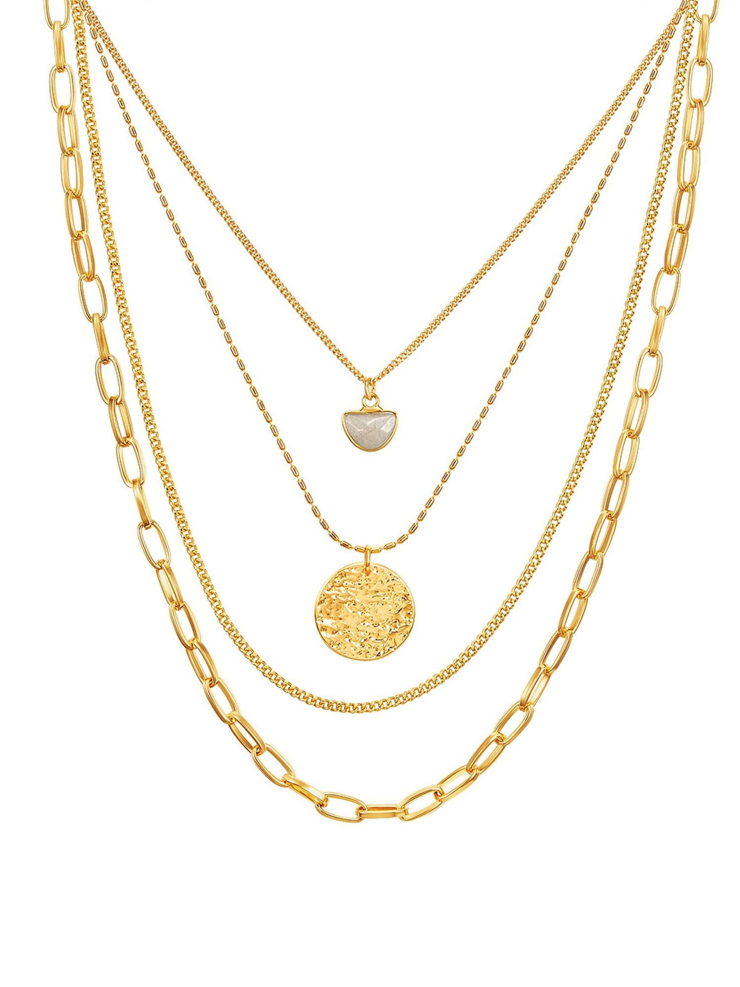 Lulu & Jane Ketting in Goud