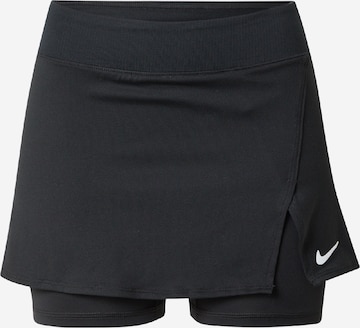 NIKE Athletic Skorts in Black: front