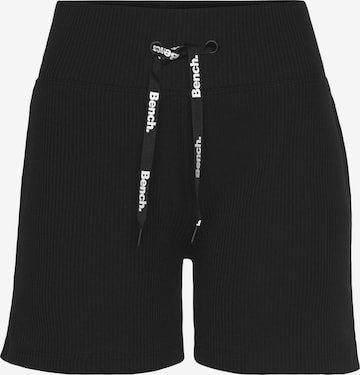 BENCH Loosefit Pyžamové kalhoty – černá: přední strana