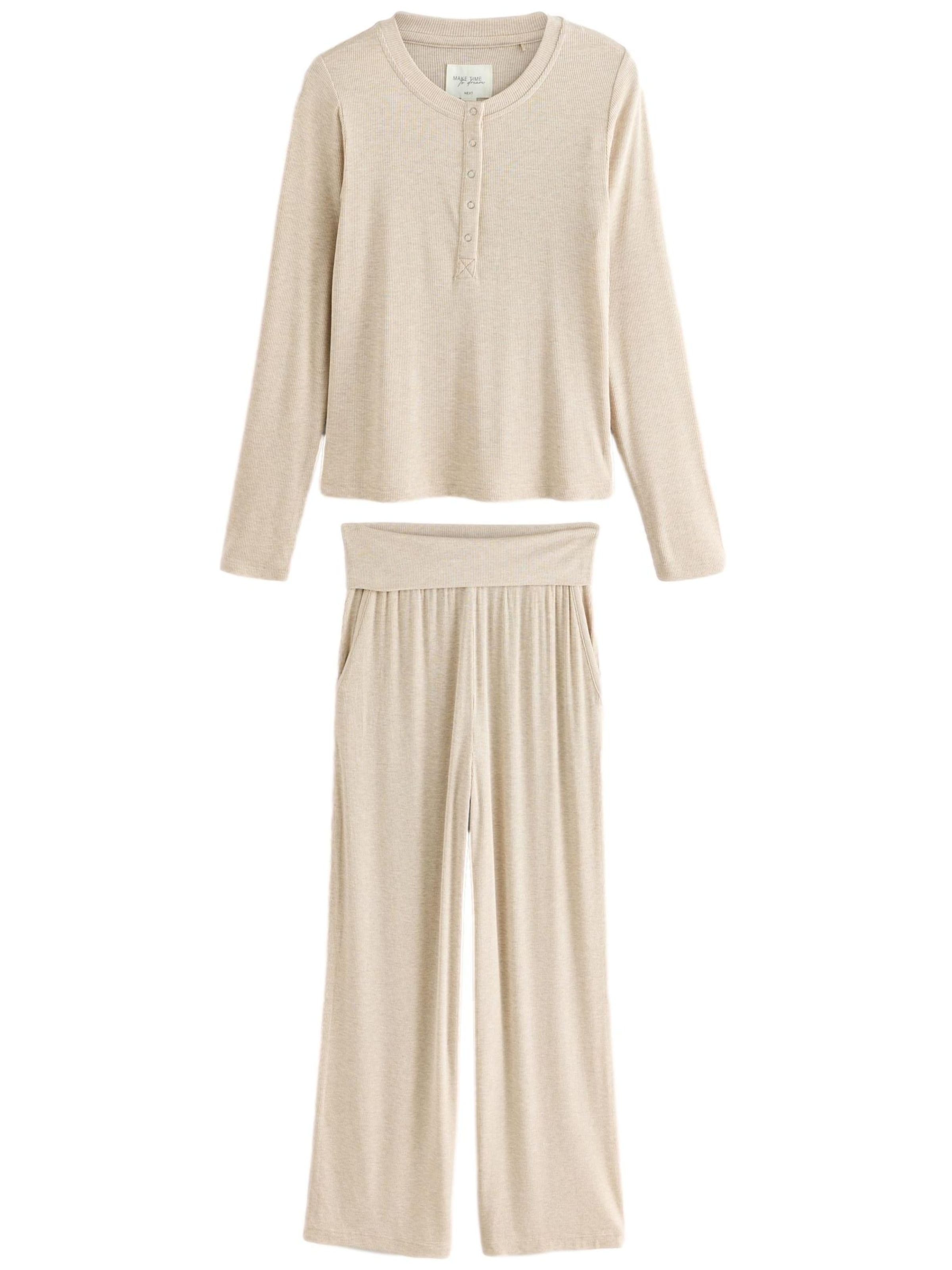 NextPidžama - bež boja: prednji dio