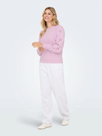 Sweat-shirt 'ONLFEmme' ONLY en violet