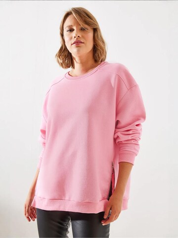 Sweat-shirt Bianco Lucci en rose
