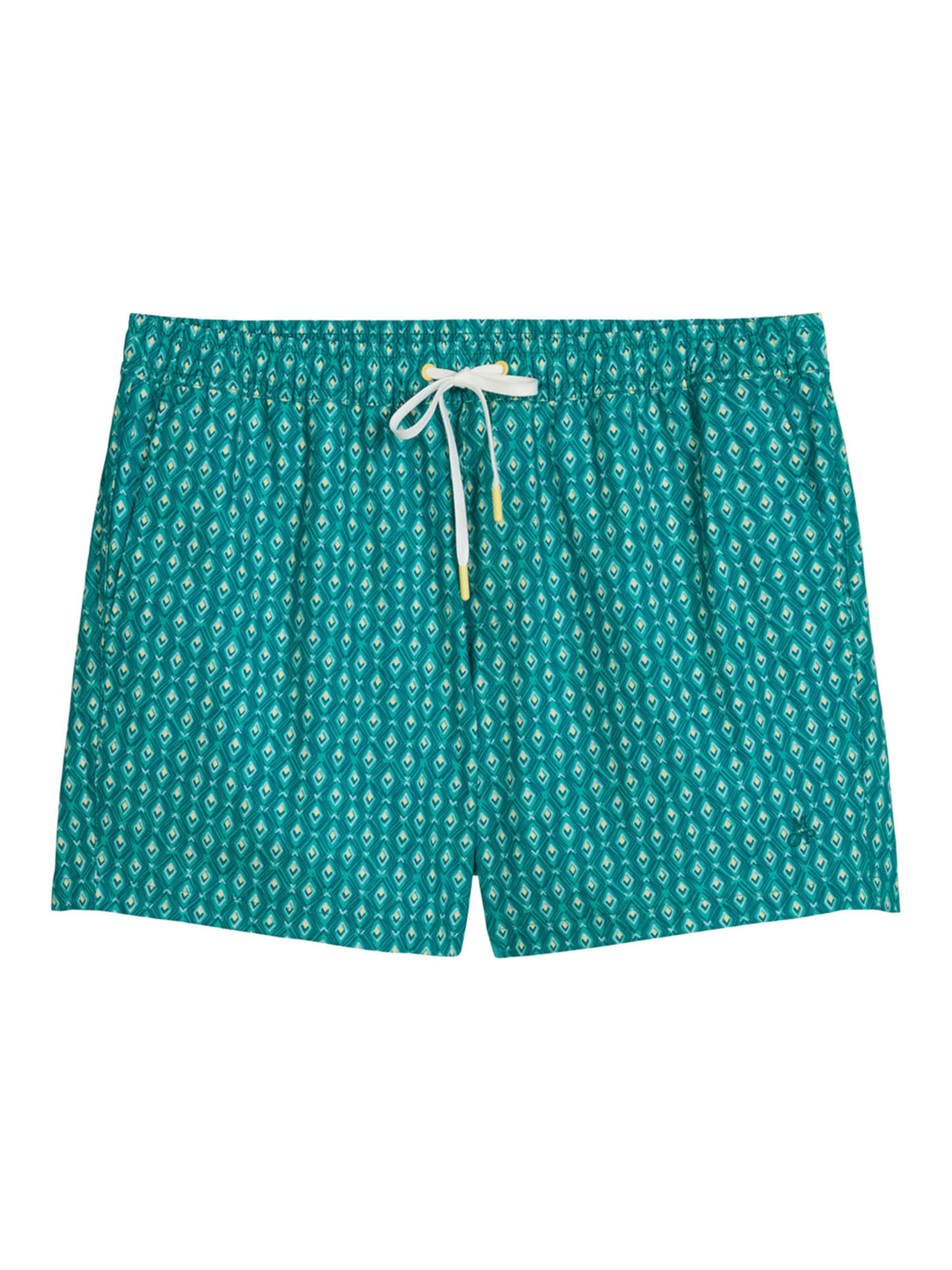 Marc O'Polo Zwemshorts ' Woven ' in Groen: voorkant