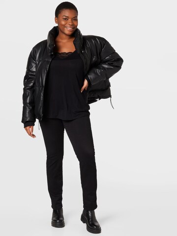 Missguided Plus Between-Season Jacket in Black