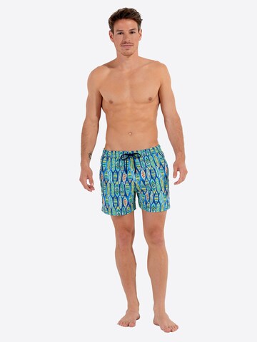 Shorts de bain ' Beach Boxer Marbella ' HOM en bleu