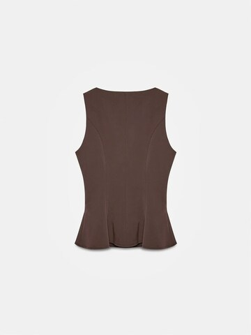 Dilvin Top in Brown