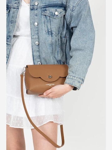 Sac bandoulière 'PUR & ELEMENT CITY FLORE' LANCASTER Paris en marron
