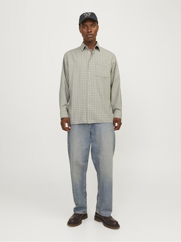 JACK & JONES Comfort Fit Skjorte 'JORRobb' i grå