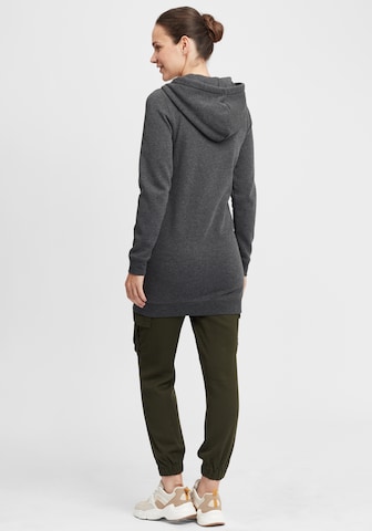 Oxmo Zip-Up Hoodie in Grey