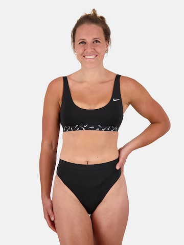 Nike Swim Sport bikinibroek in Zwart: voorkant