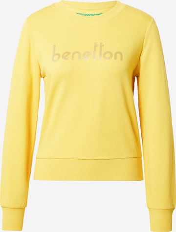 UNITED COLORS OF BENETTON Sweatshirt in Gelb: predná strana