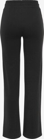 Regular Pantalon de sport LASCANA ACTIVE en noir